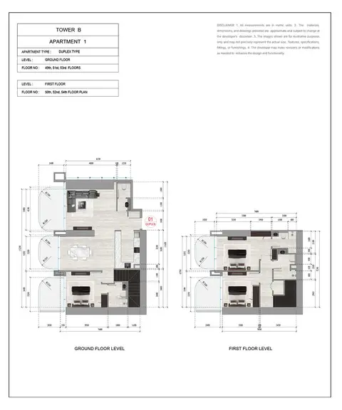 Floor plan, 3 Bed