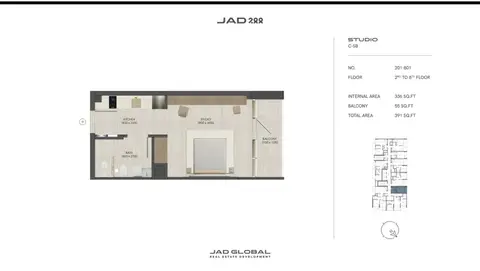 Floor plan, Studio