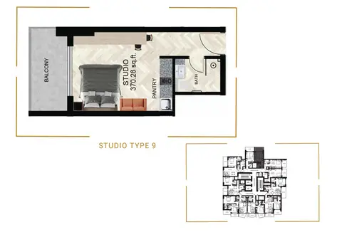 Floor plan, Studio