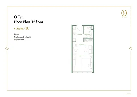 Floor plan, Studio