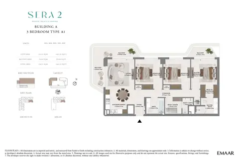 Floor plan, 3 Bed