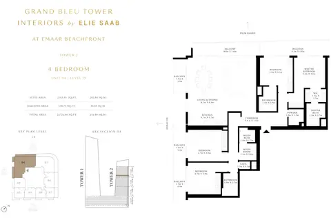Floor plan, 4 Bed