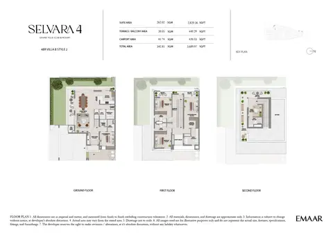 Floor plan, 4 Bed