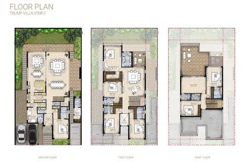 Floor plan, 7 Bed
