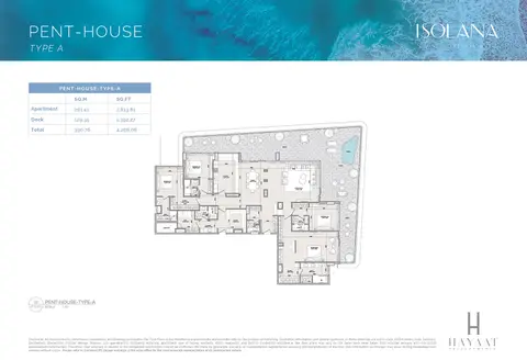 Floor plan, 4 Bed