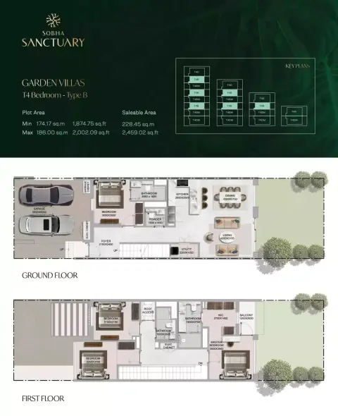 Floor plan, 4 Bed