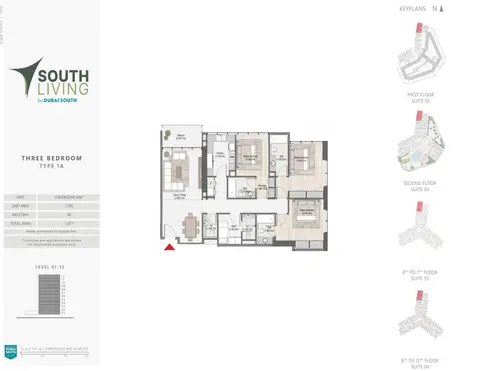 Floor plan, 3 Bed