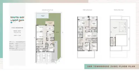 Floor plan, 5 Bed
