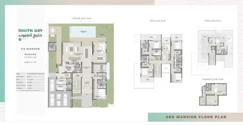 Floor plan, 6 Bed