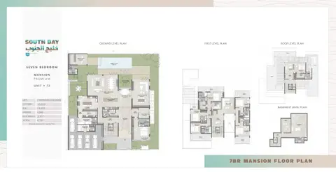 Floor plan, 7 Bed