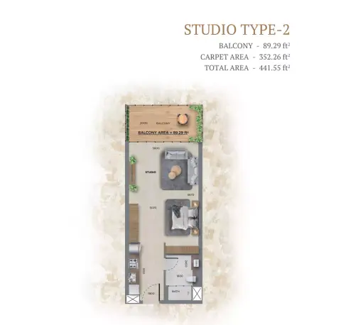 Floor plan, Studio