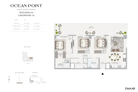 Floor plan, 3 Bed