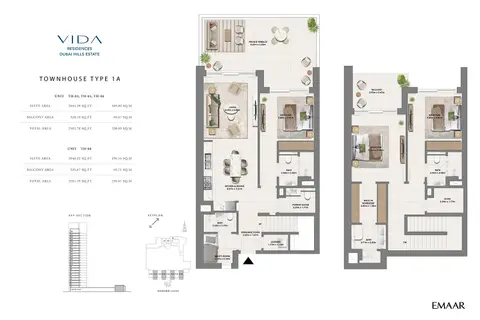 Floor plan, 3 Bed