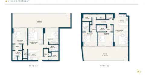 Floor plan, 2 Bed
