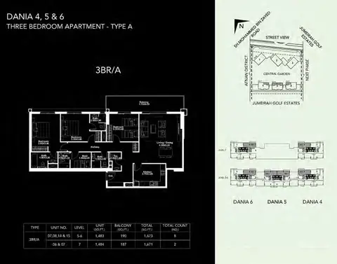 Floor plan, 3 Bed