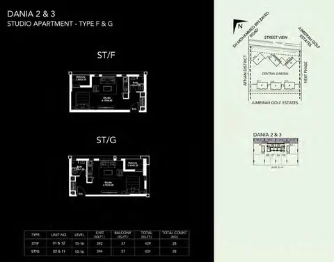 Floor plan, Studio