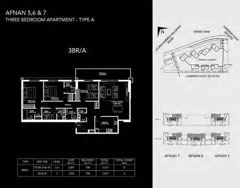 Floor plan, 3 Bed