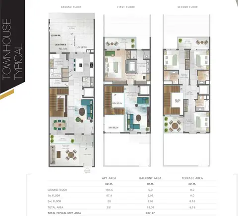 Floor plan, 4 Bed
