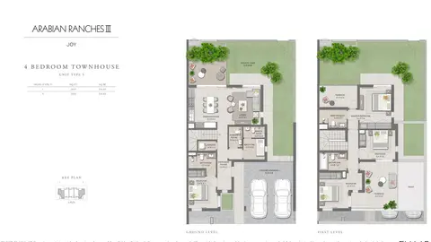 Floor plan, 4 Bed