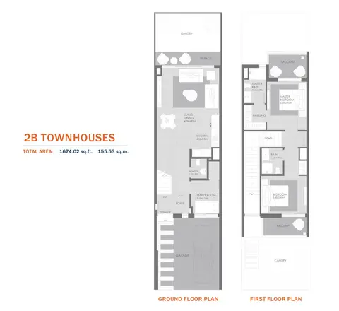 Floor plan, 2 Bed