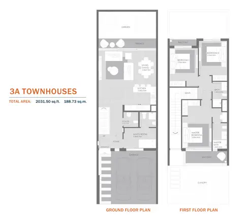 Floor plan, 3 Bed