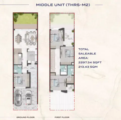 Floor plan, 4 Bed