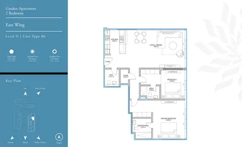 Floor plan, 2 Bed