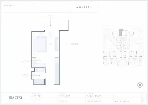 Floor plan, Studio