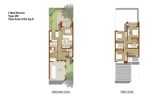 Floor plan, 3 Bed