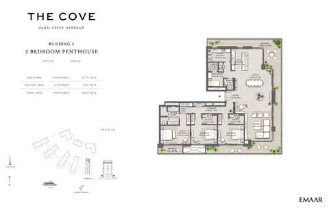 Floor plan, 3 Bed