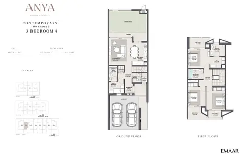 Floor plan, 3 Bed