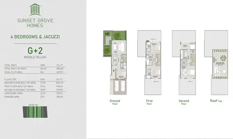 Floor plan, 4 Bed