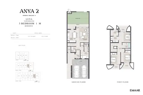Floor plan, 3 Bed
