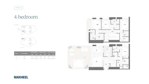Floor plan, 4 Bed