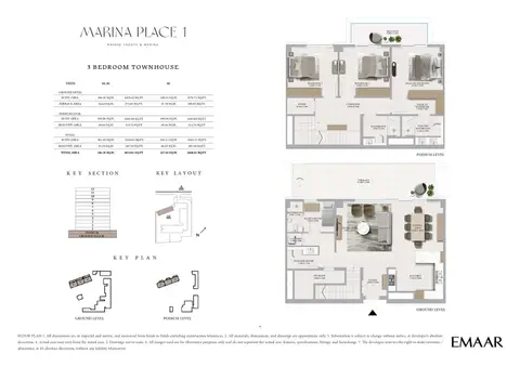 Floor plan, 3 Bed