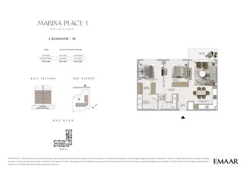 Floor plan, 2 Bed