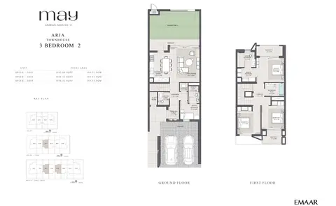 Floor plan, 3 Bed