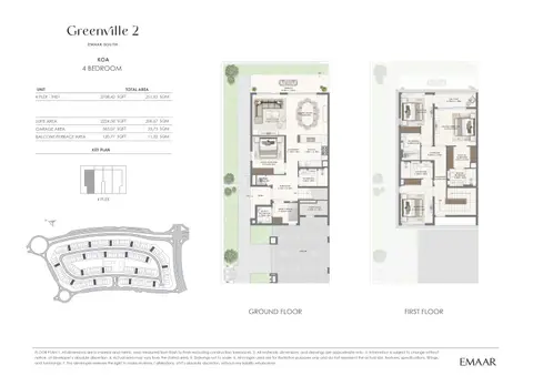 Floor plan, 4 Bed