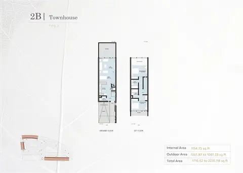 Floor plan, 2 Bed