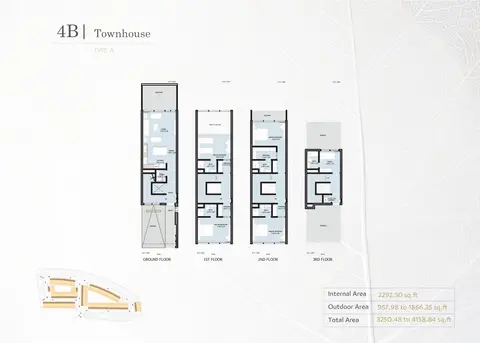 Floor plan, 4 Bed