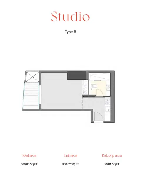 Floor plan, Studio