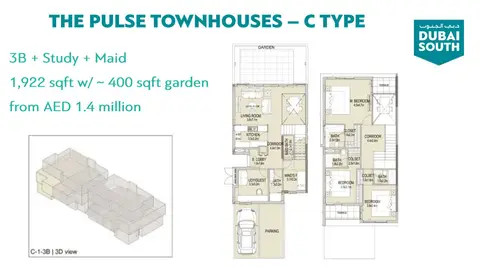 Floor plan, 3 Bed