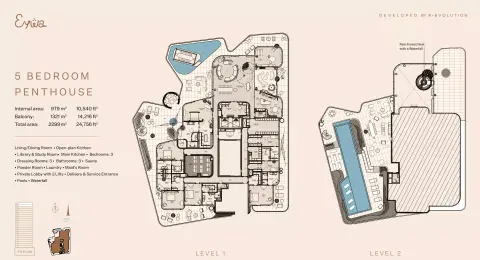 Floor plan, 5 Bed