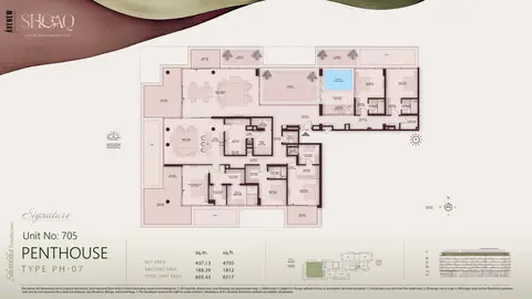 Floor plan, 5 Bed