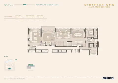 Floor plan, 5 Bed