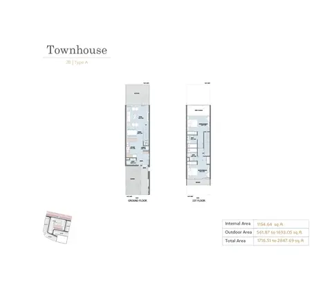 Floor plan, 2 Bed
