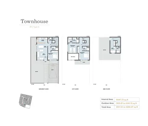 Floor plan, 3 Bed