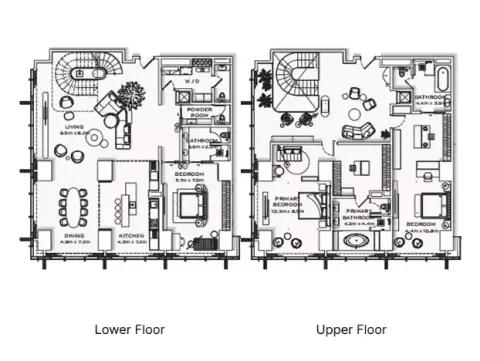 Floor plan, 3 Bed