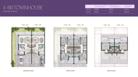 Floor plan, 4 Bed