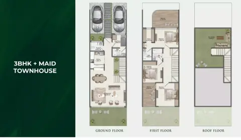 Floor plan, 3 Bed